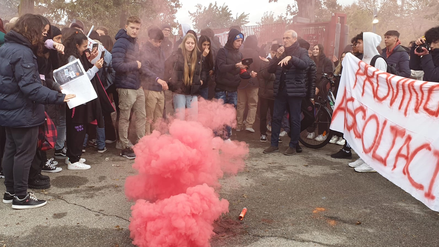La manifestazione degli allievi del Bramante