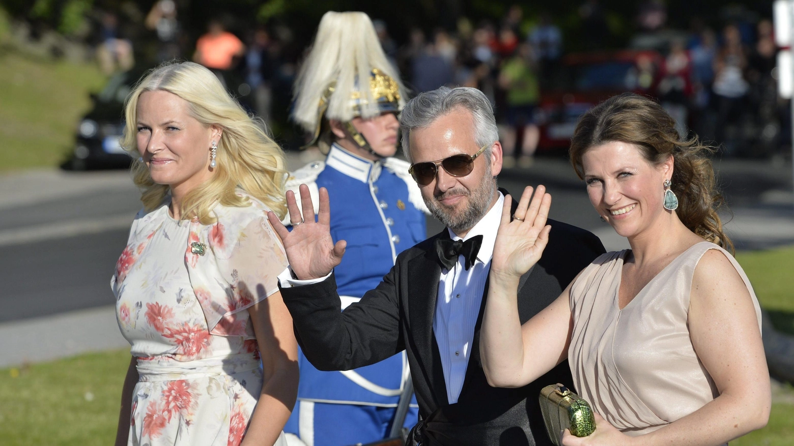 Lo scrittore Ari Behn e la principessa Marte Luisa di Norvegia (Ansa)