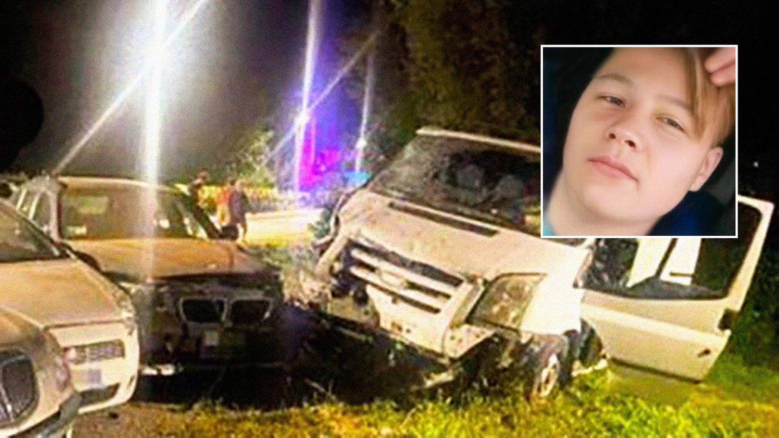 Il luogo dell'incidente e, nel riquadro, la vittima Andrea Dellanoce Il luogo dell'incidente e, nel riquadro, la vittima Andrea Dellanoce