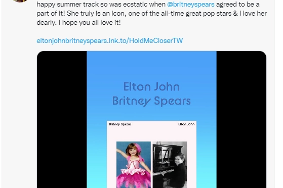 Il tweet di Elton John