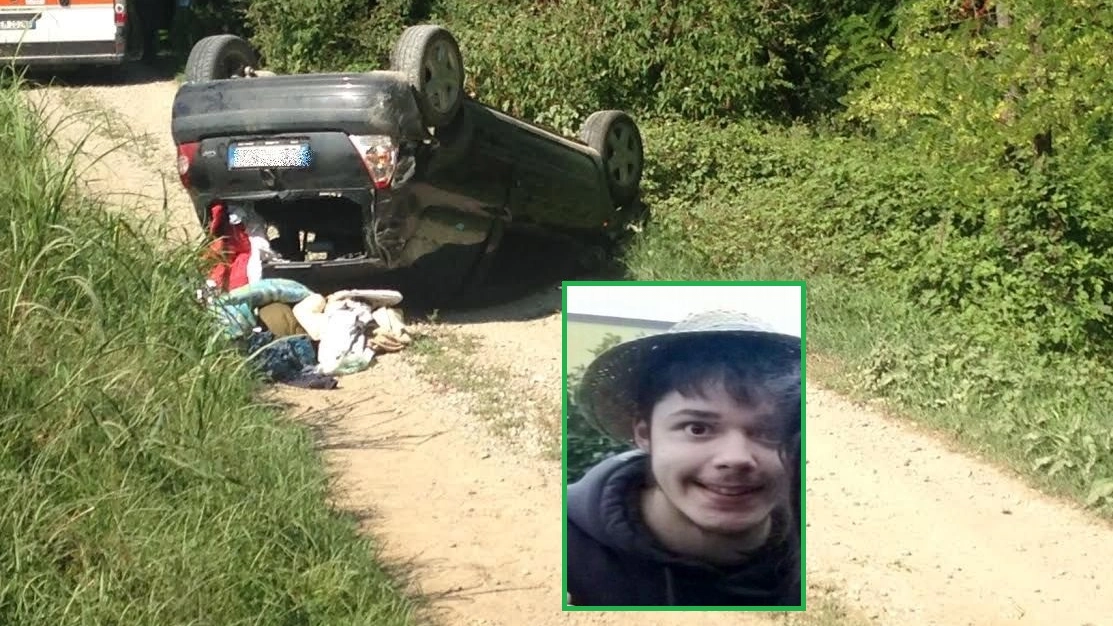 La vittima dell'incidente, Andrea Daniele di 18 anni