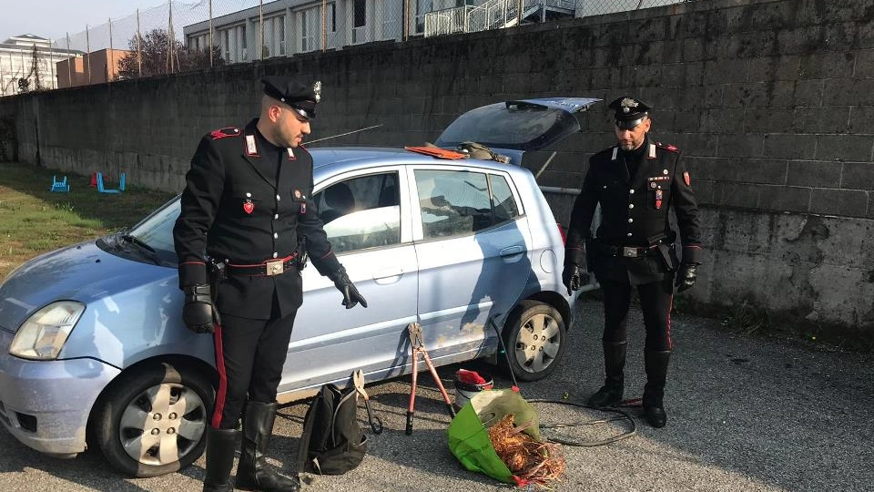 Il rame sequestrato dai carabinieri