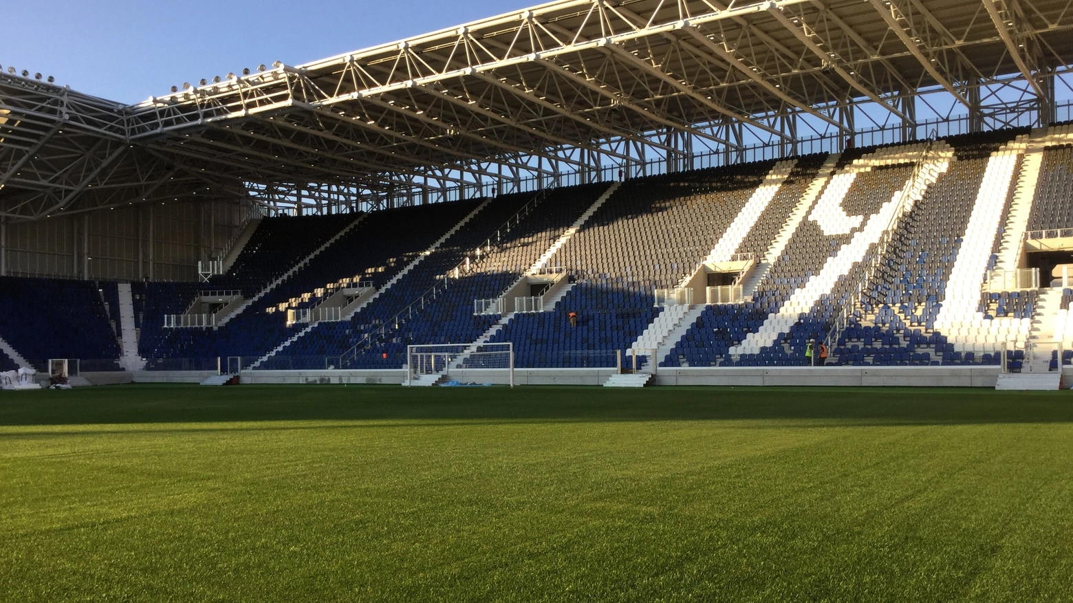 La nuova Curva Nord al Gewiss Stadium di Bergamo