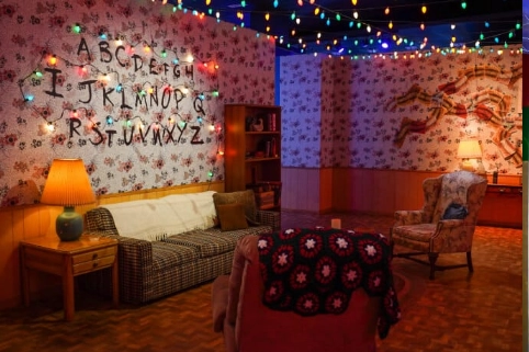 Il celebre salotto di Stranger Things