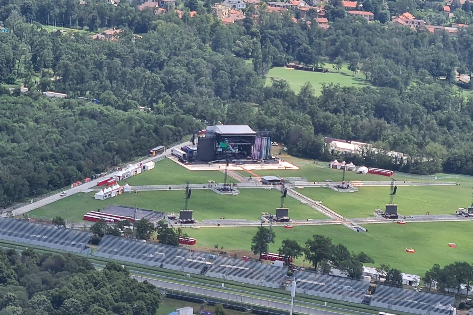Monza, Bruce Springsteen concert area