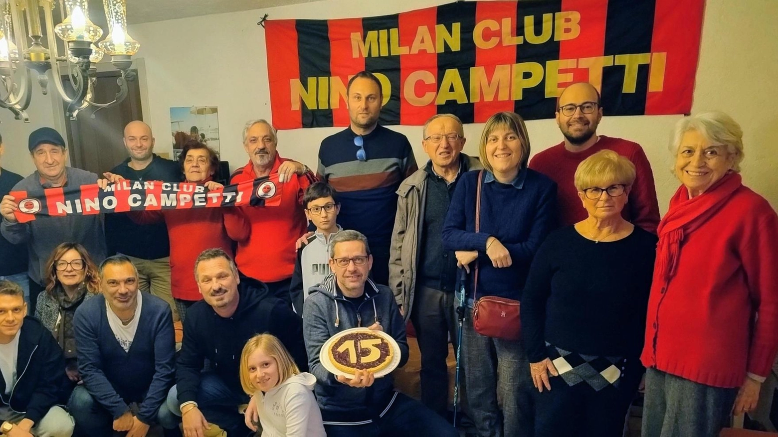 Il Milan Club Nino Campetti festeggia i suoi primi 15 anni