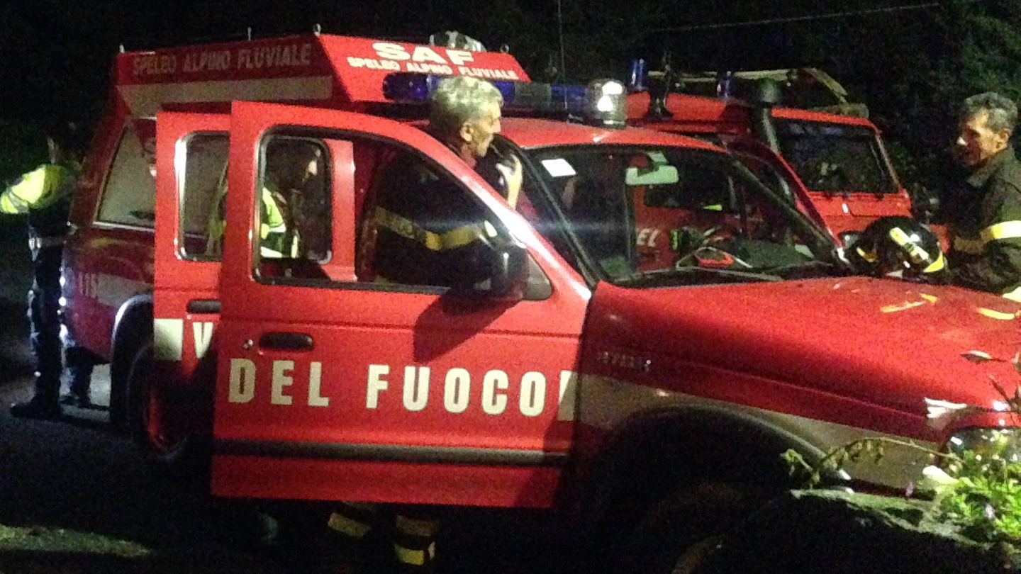 In azione i vigili del fuoco (repertorio)