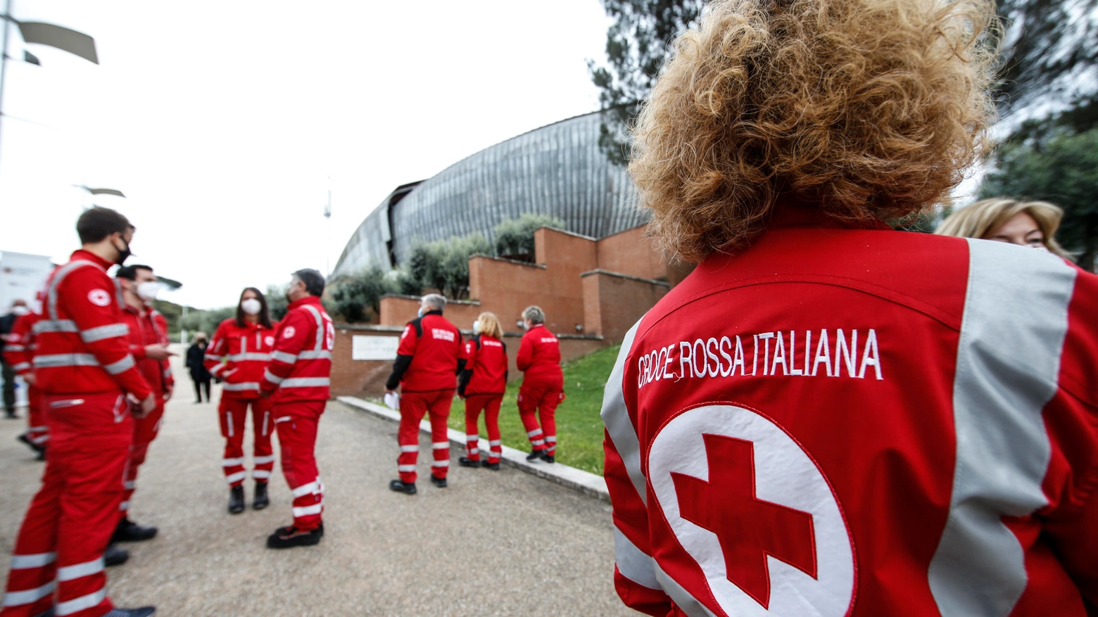 Volontari della Croce Rossa Italiana