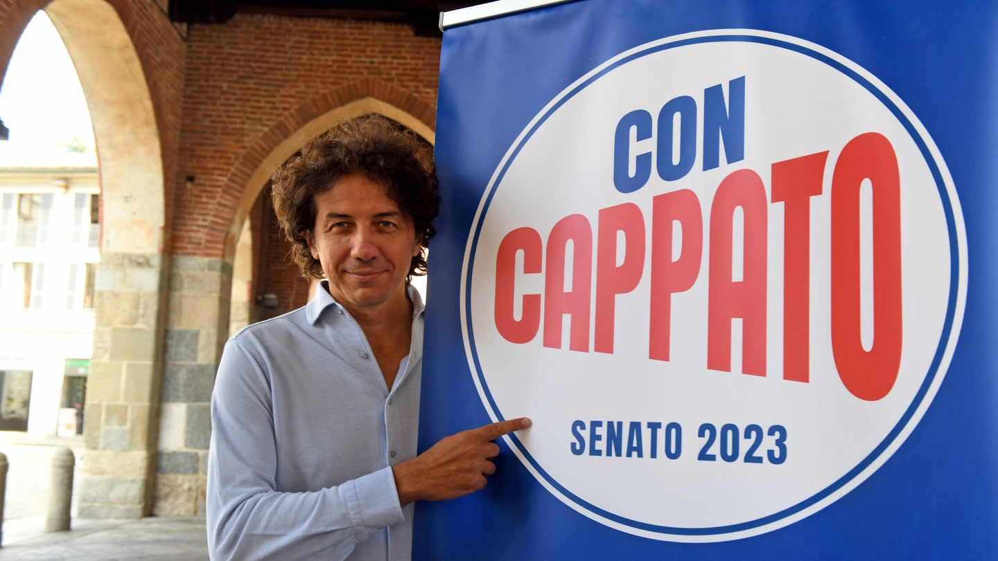 Marco Cappato all’Arengario alla presentazione del suo simbolo