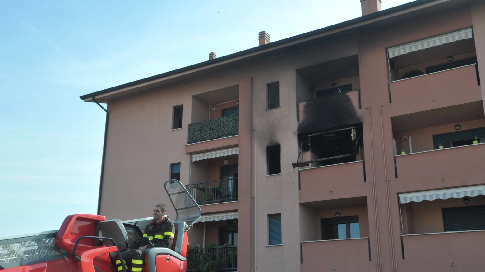 Incendio in un appartamento a Gorgonzola