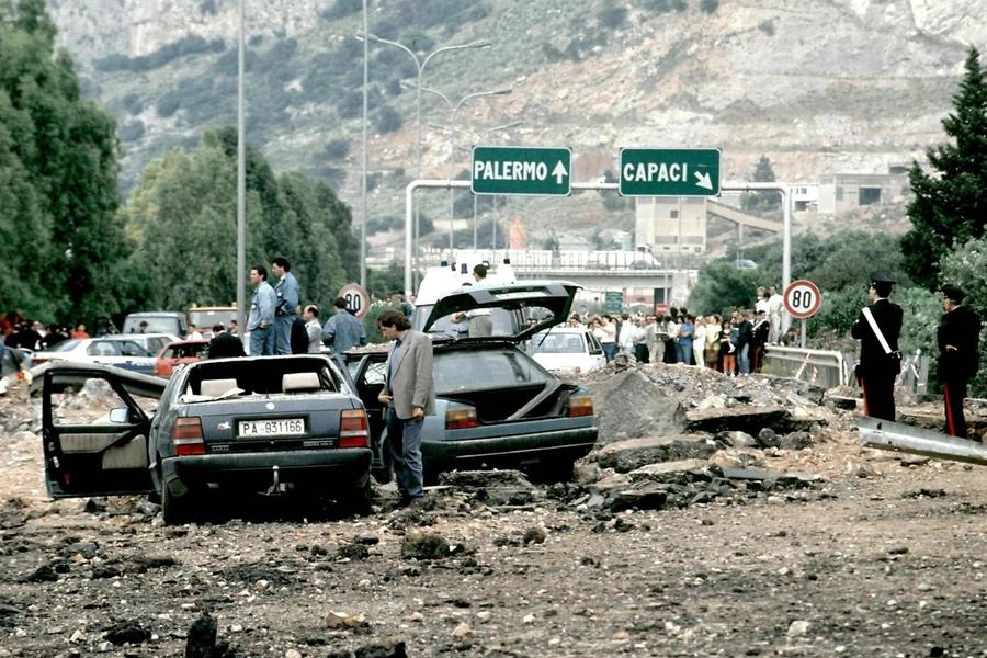 La strage di Capaci (Ansa)