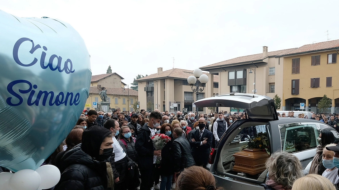 I funerali di Simone Stucchi
