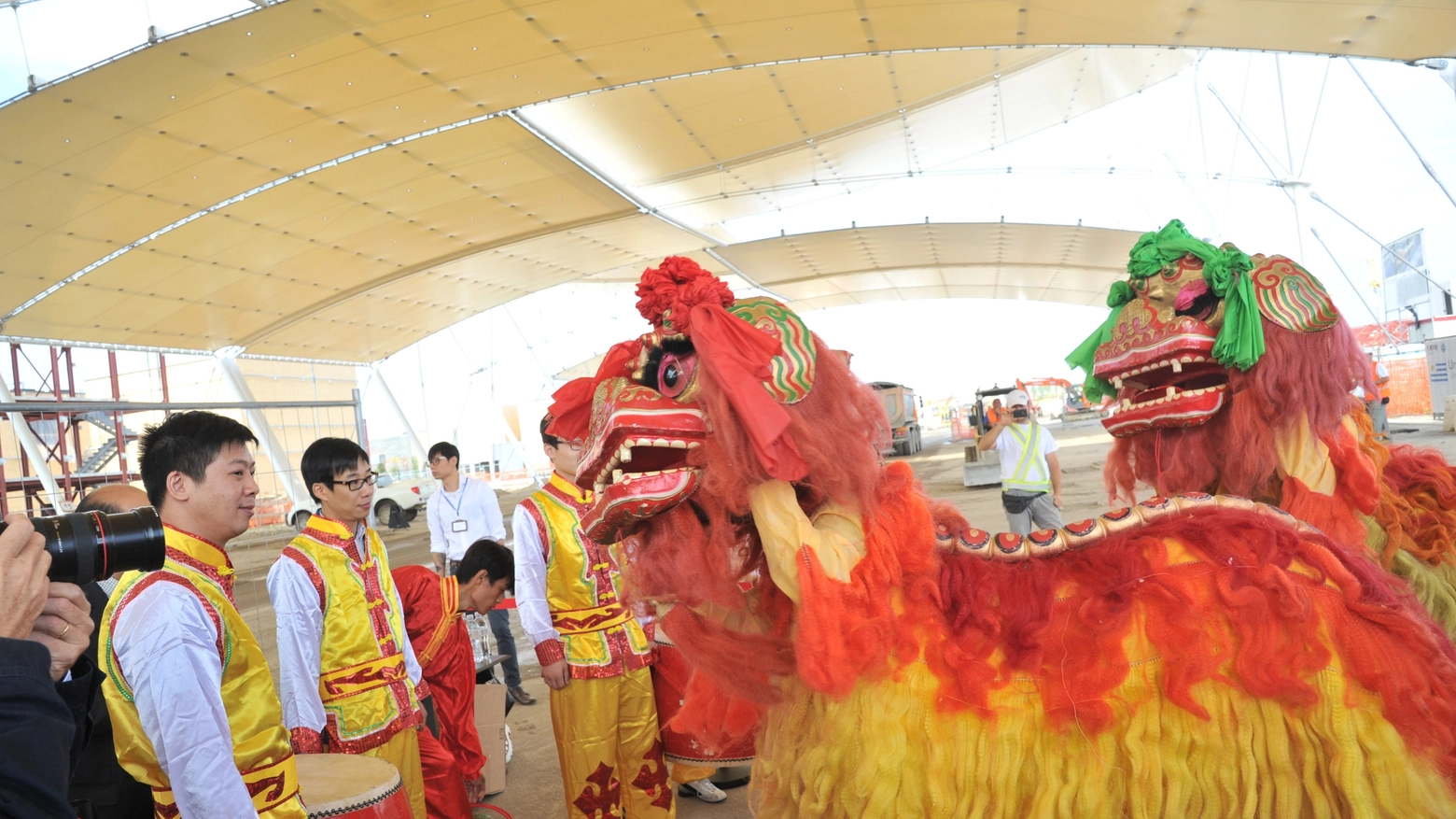 Expo 2015, cerimonia inizio lavori Padiglione Cina