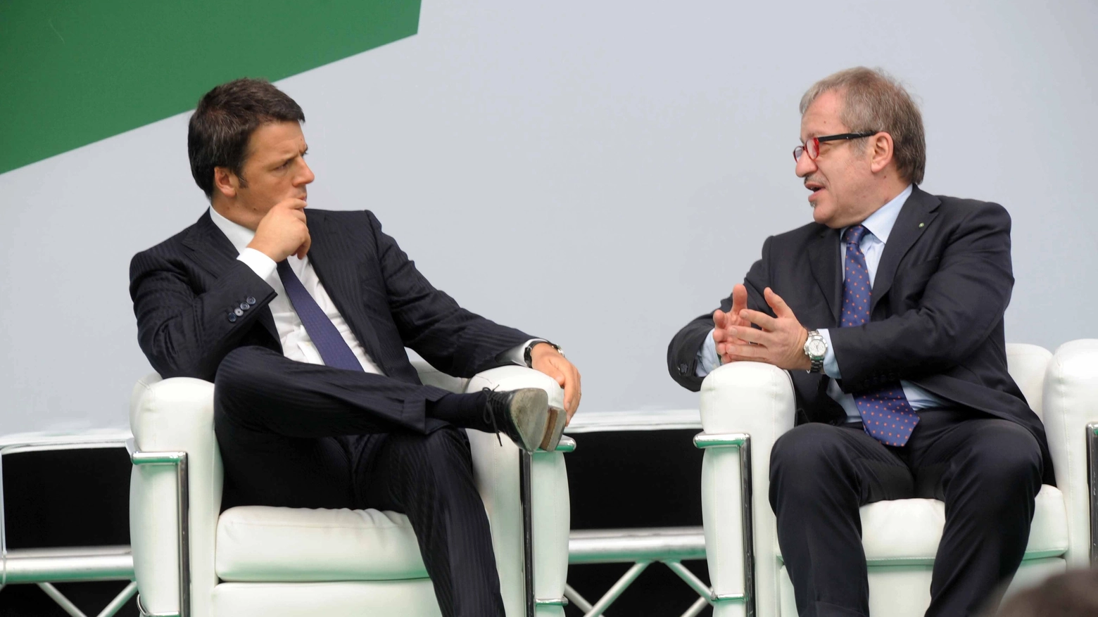 Roberto Maroni e Matteo Renzi