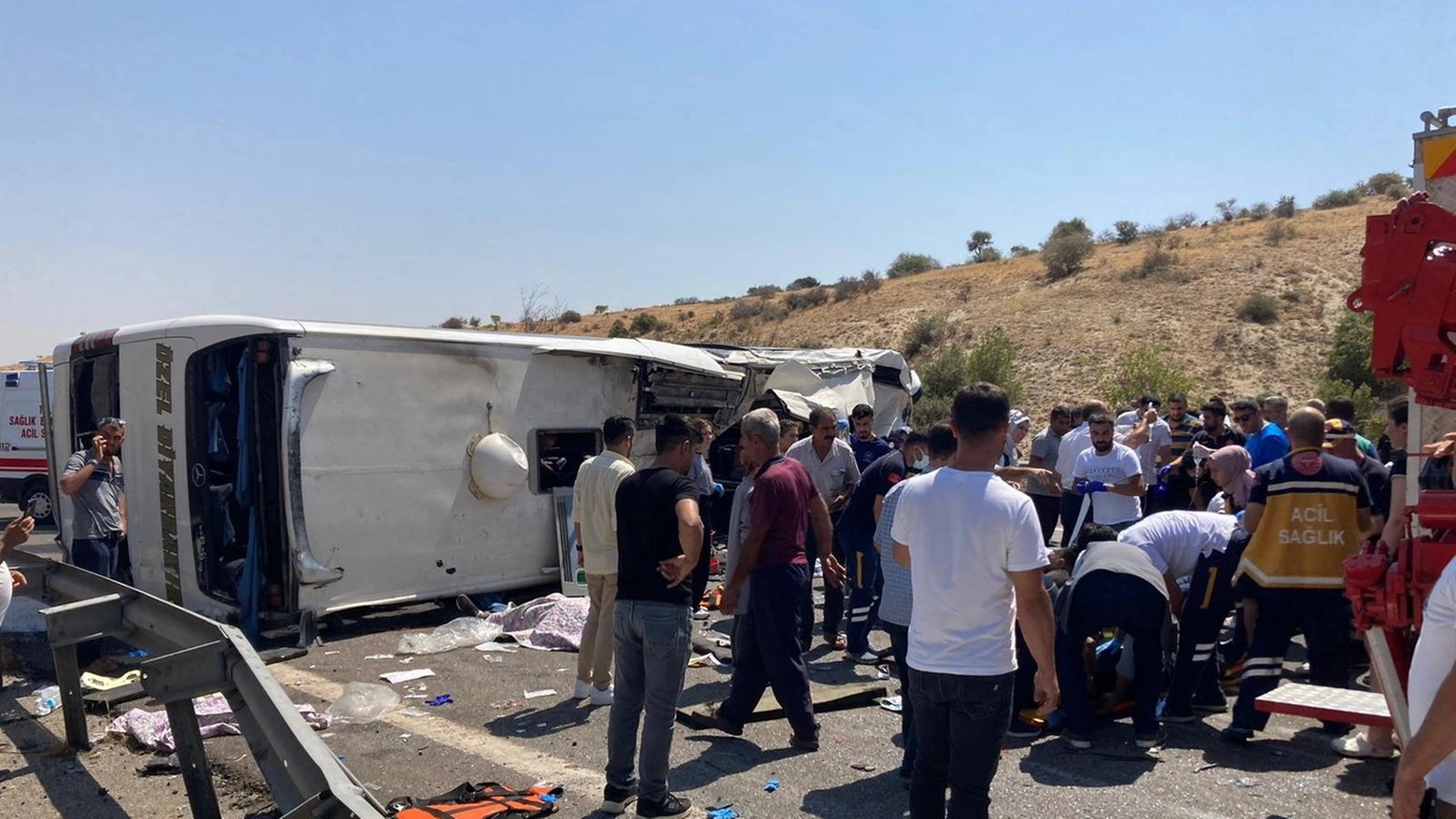 L'incidente di Gaziantep (dal sito Dailysabah)