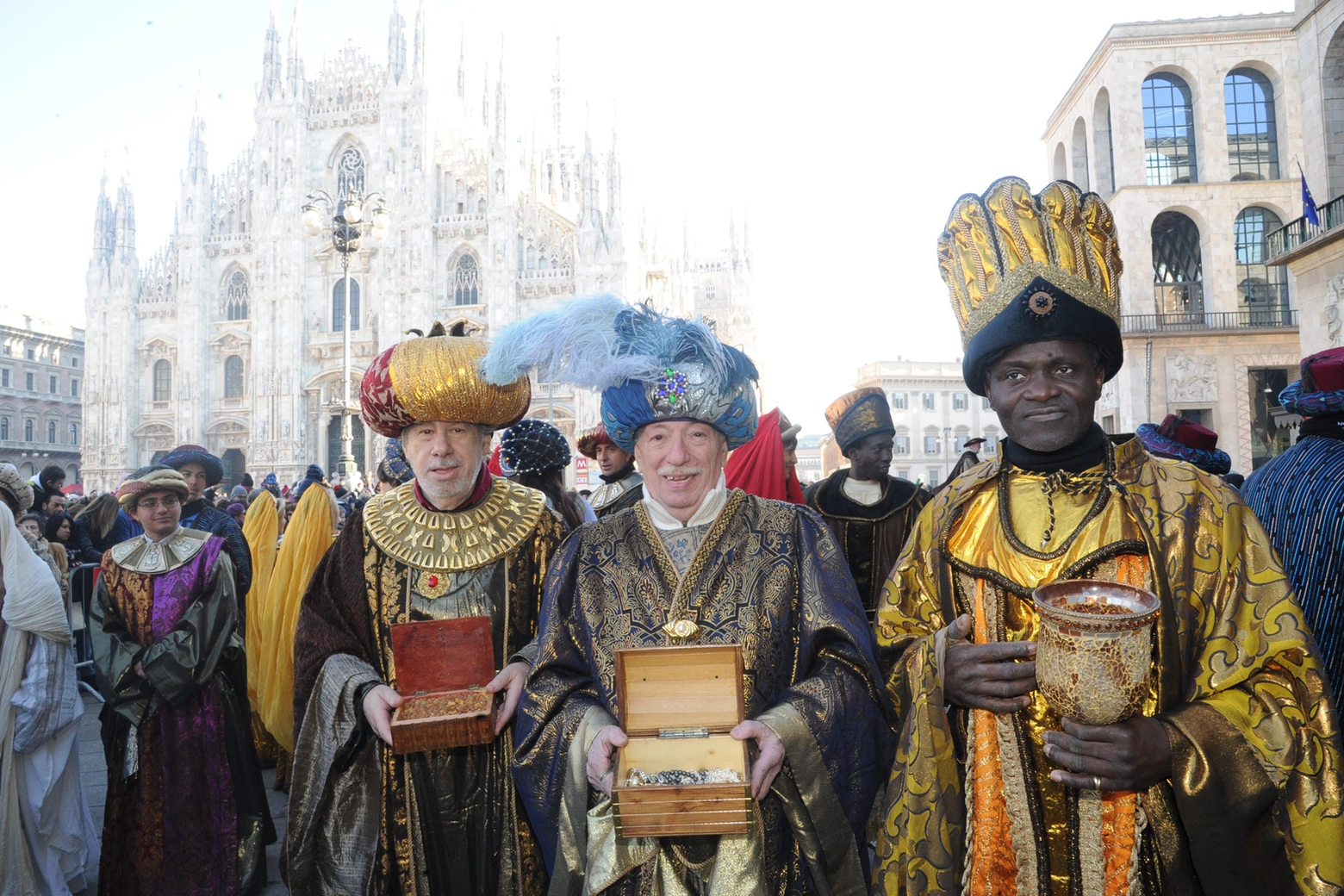 Il Corteo dei Re Magi a Milano  (Foto archivio)
