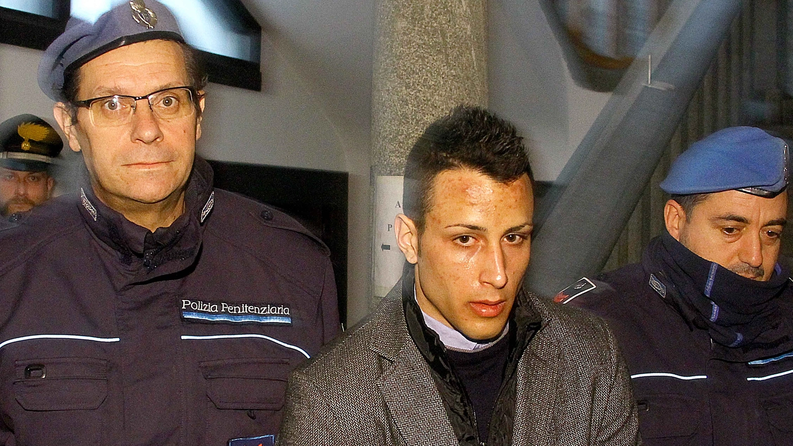 Omicidio di Grosotto, Emanuele Casula in tribunale a Sondrio (National Press)