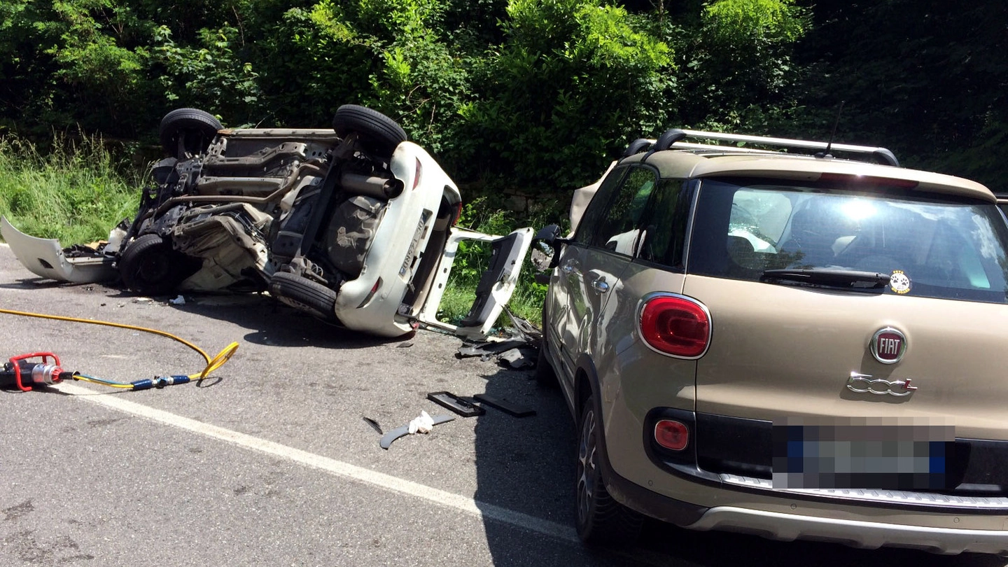 L'incidente stradale a Montevecchia (Cardini)