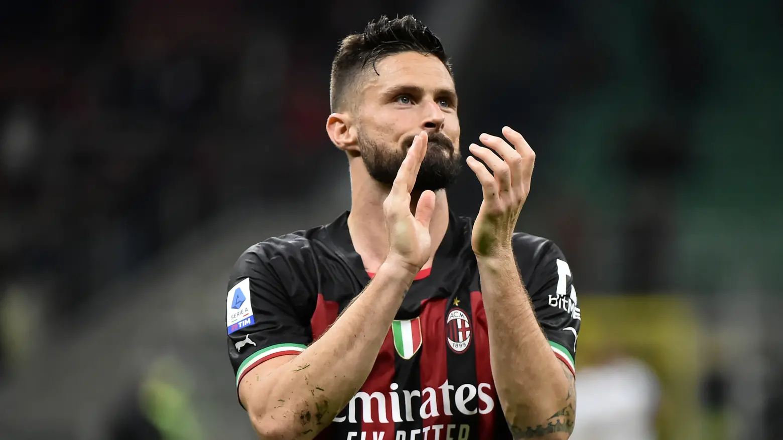 Olivier Giroud autore di una tripletta Olivier Giroud autore di una tripletta