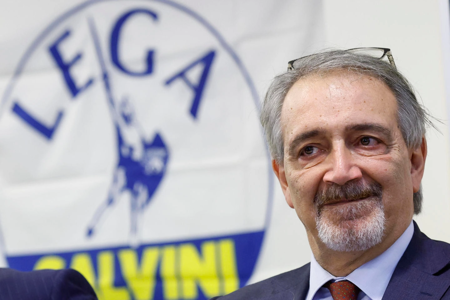 Il candidato del centro destra alle elezioni regionali del Lazio, Francesco Rocca