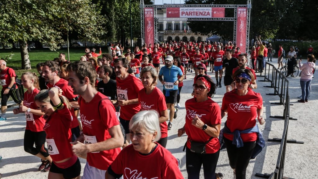 Tra gli eventi dell'Heart Week 2022 anche la Monzino Run, una maratona al Parco Sempione