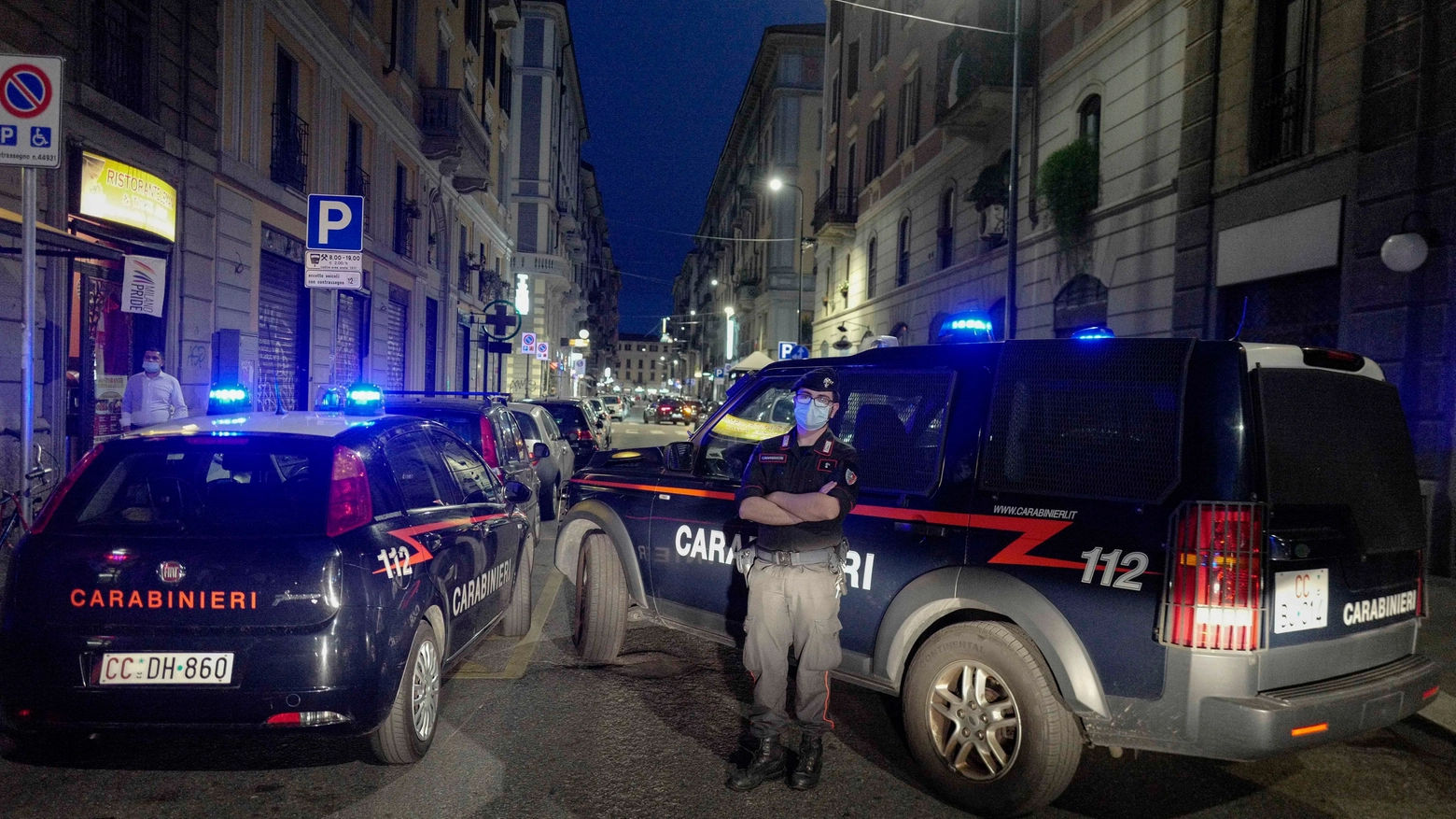 Carabinieri in azione a Milano