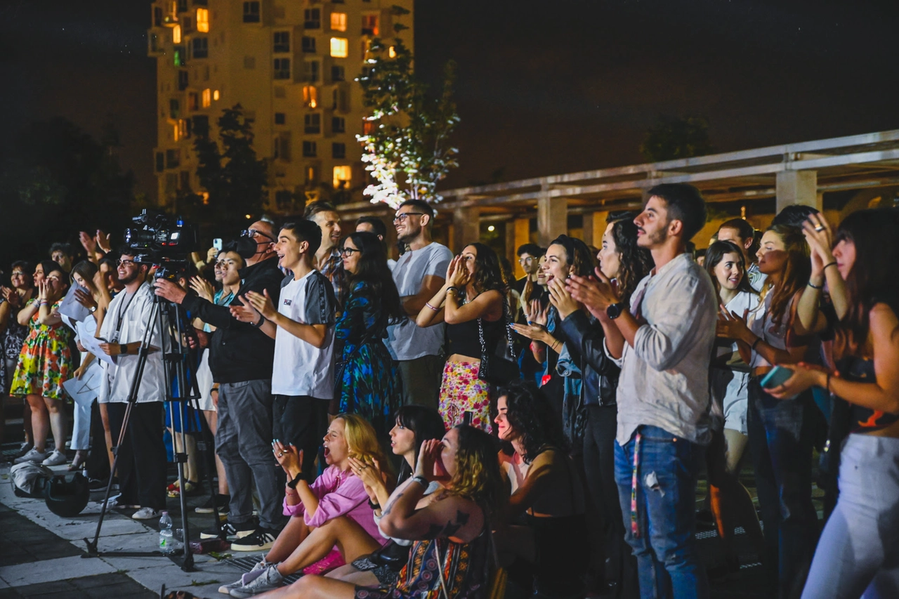 Uno scatto del pubblico alla festa della Bicocca