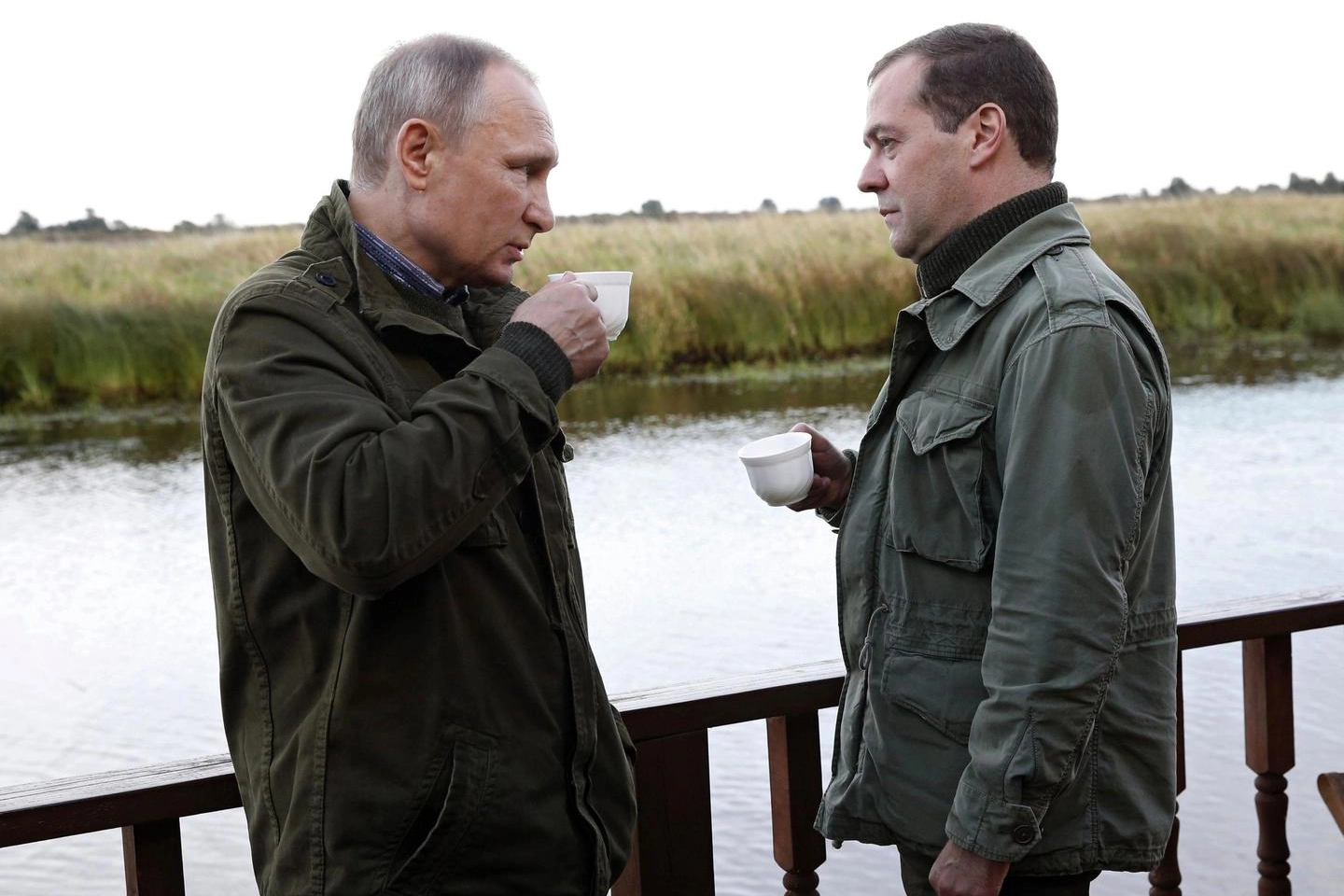 Vladimir Putin e Dmitri Medvedev