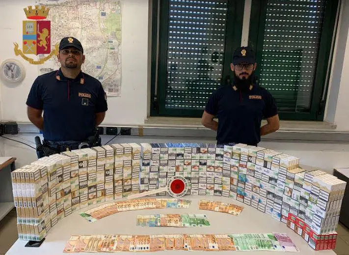 Sedici chili di sigarette di contrabbando: arrestato ucraino