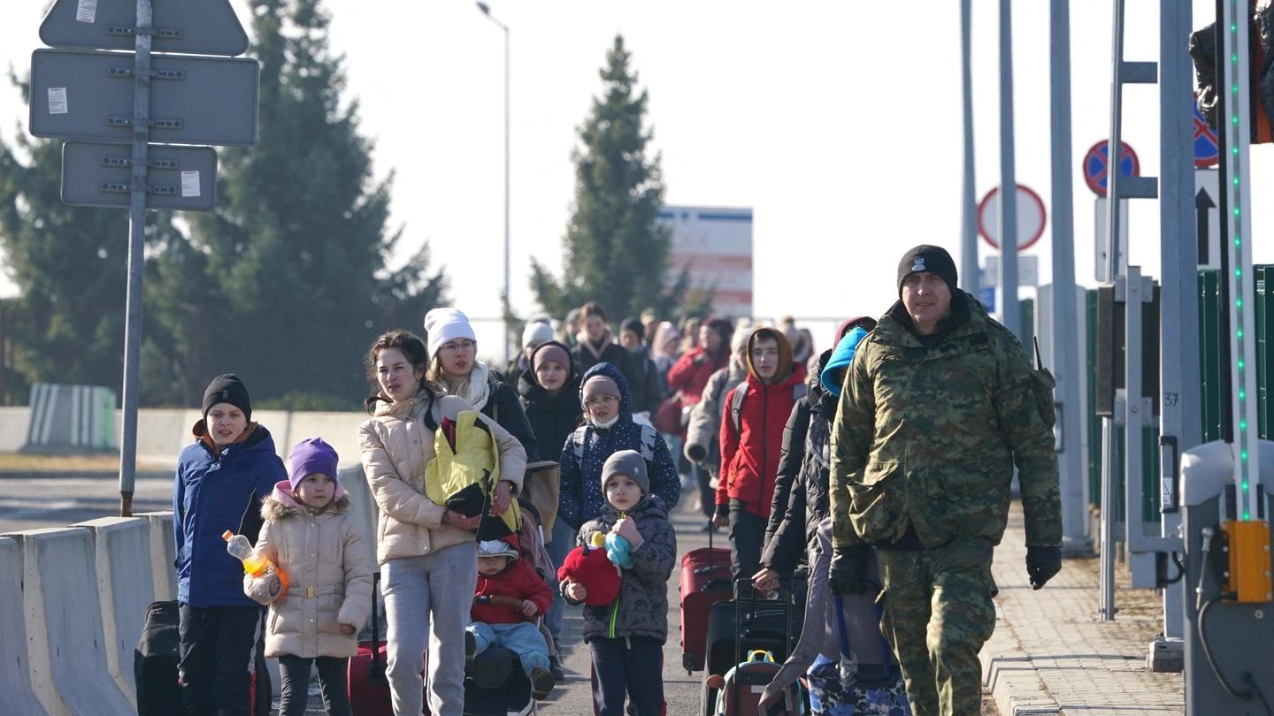 Soprattutto donne e bambini fra i profughi in fuga dall'Ucraina
