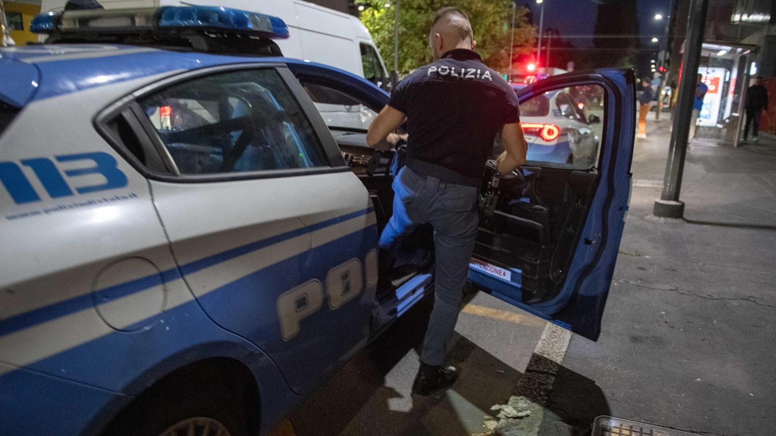 Polizia sul luogo dell'aggressione Polizia sul luogo dell'aggressione