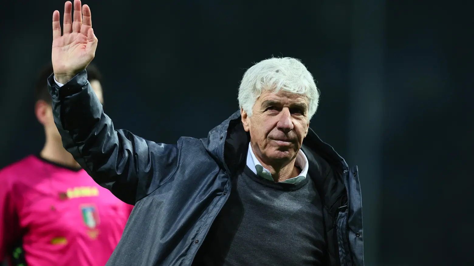Il tecnico dell'Atalanta Gian Piero Gasperini
