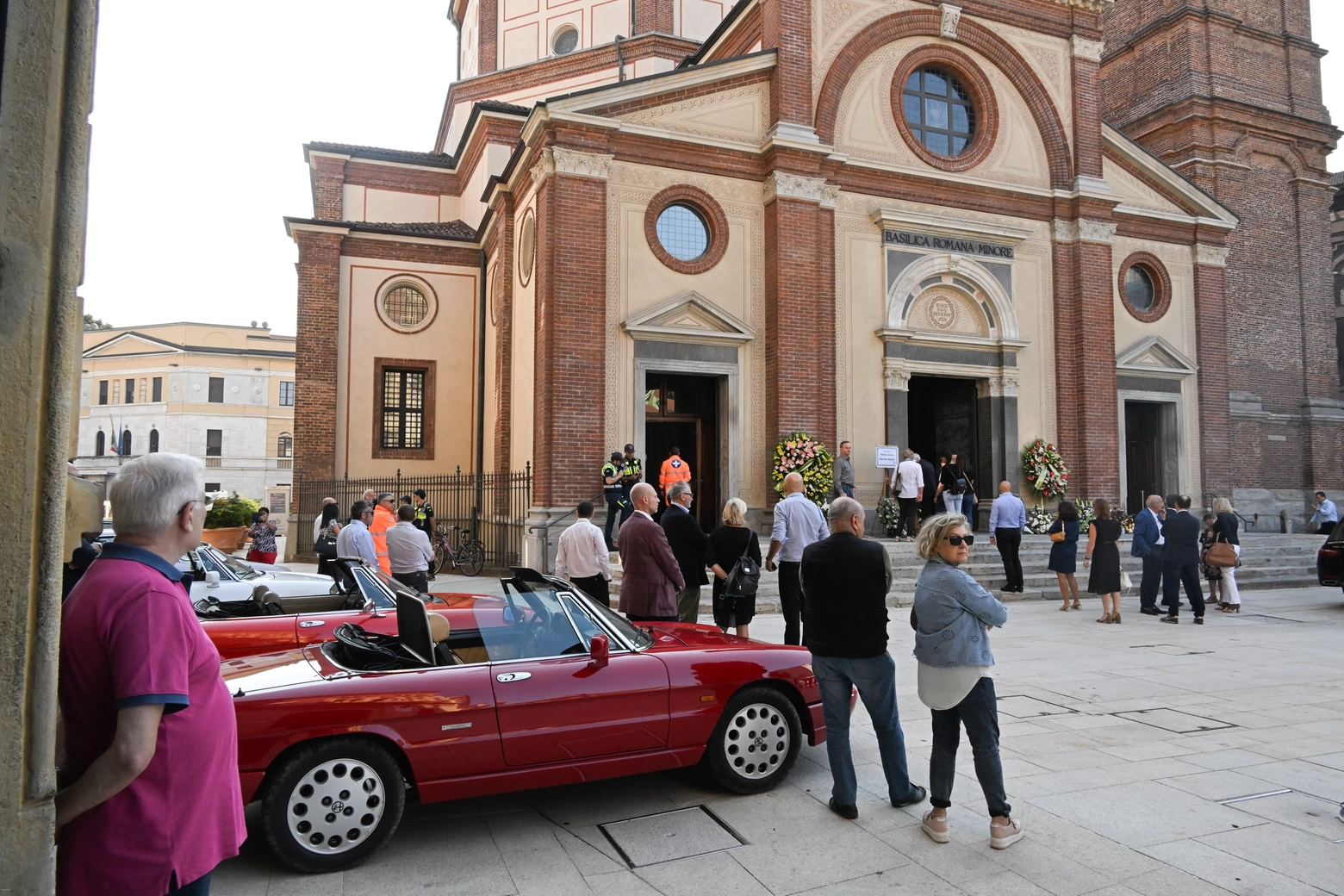 I funerali di Pietro Cozzi e Marisa Agliati nella Basilica di San Magno a Legnano
