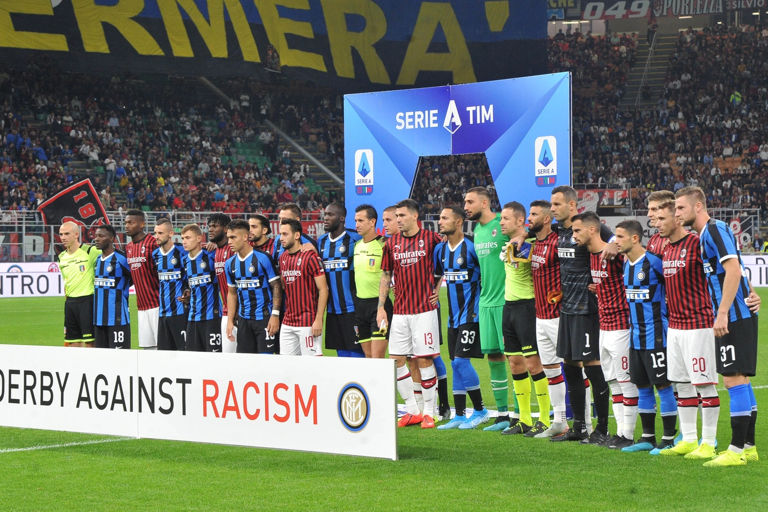 Derby Milan-Inter contro il razzismo