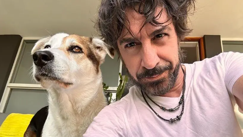 Marco Mazzoli e il suo cane Zak (Foto Instagram)