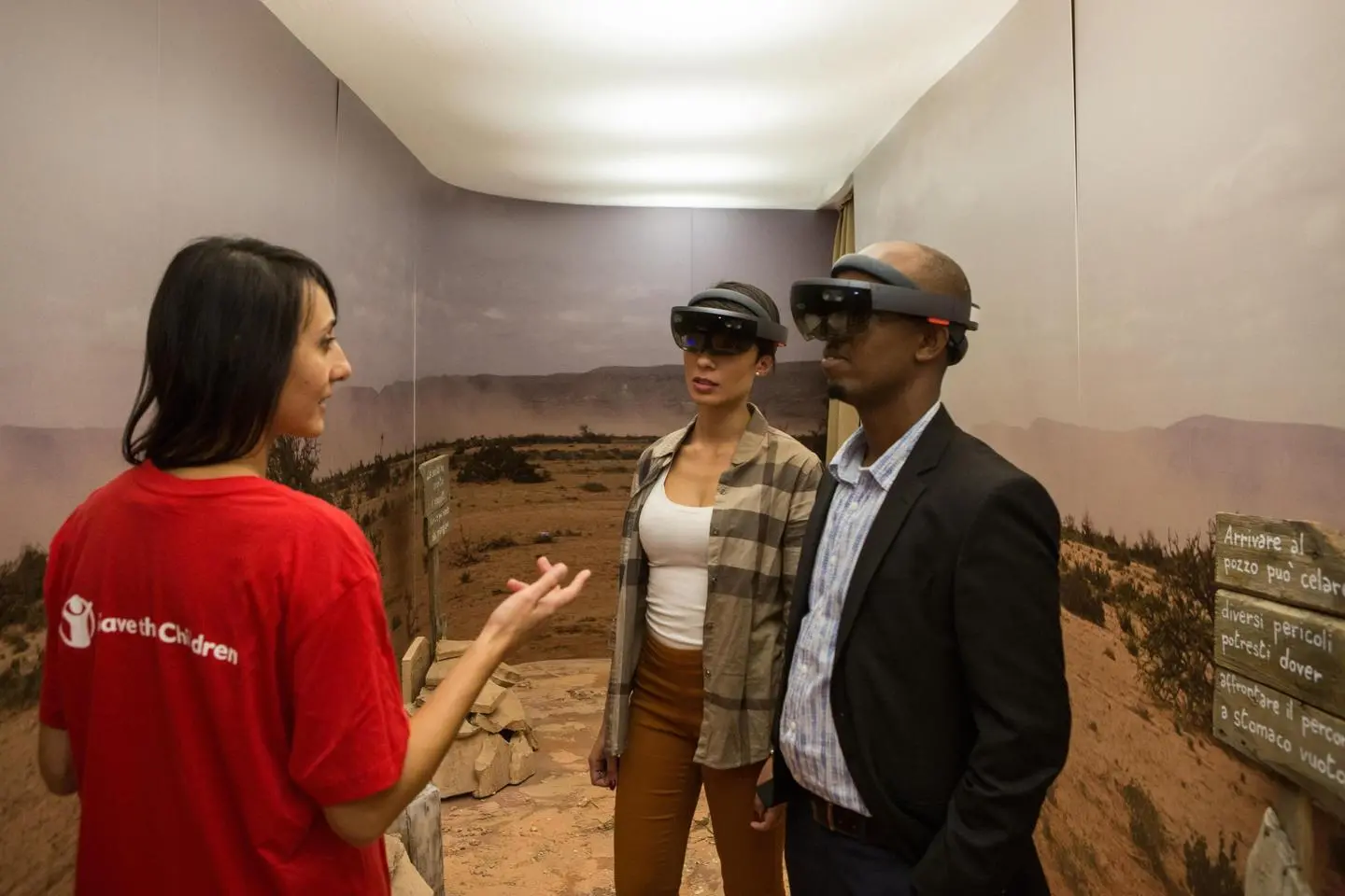 Alla Microsoft House un viaggio virtuale nella povertà estrema con ologrammi e visori