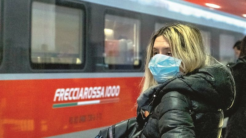 La pandemia ha ridotto il trasporto ferroviario in tutta Italia