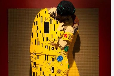 Il Bacio di Klimt in Lego