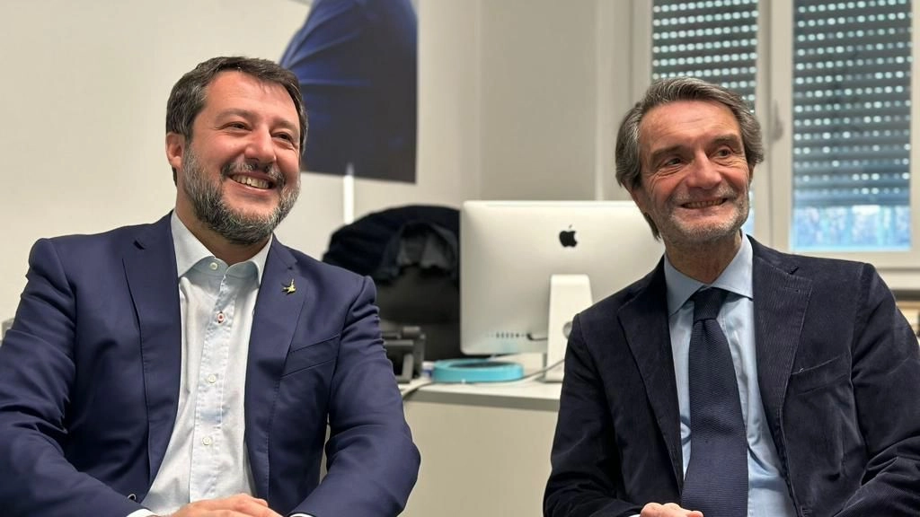 Matteo Salvini e Attilio Fontana, video nella sede della Lega: "Grazie agli elettori"