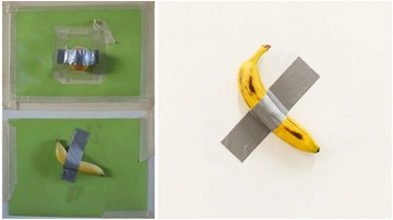 Maurizio Cattelan vince la causa per plagio: la banana attaccata al muro (venduta a 120mila dollari) non è copiata