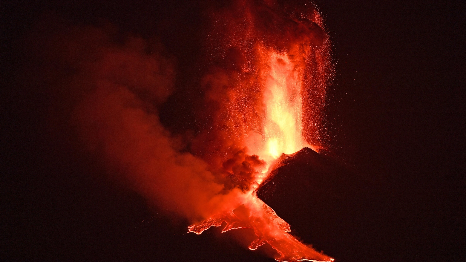 Eruzione Etna, 24 febbraio