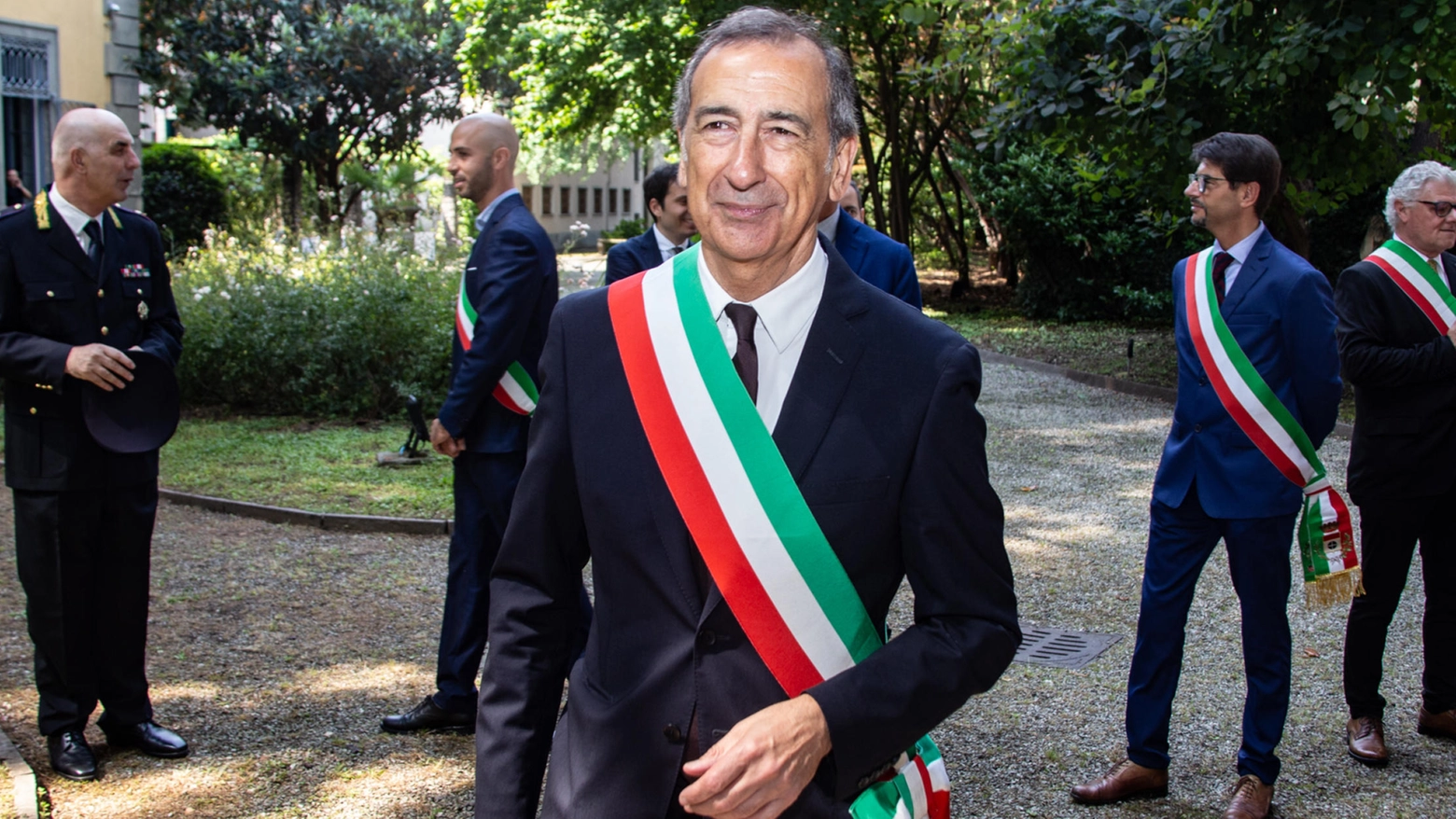 Il sindaco Giuseppe Sala in occasione della celebrazione della Festa della Repubblica