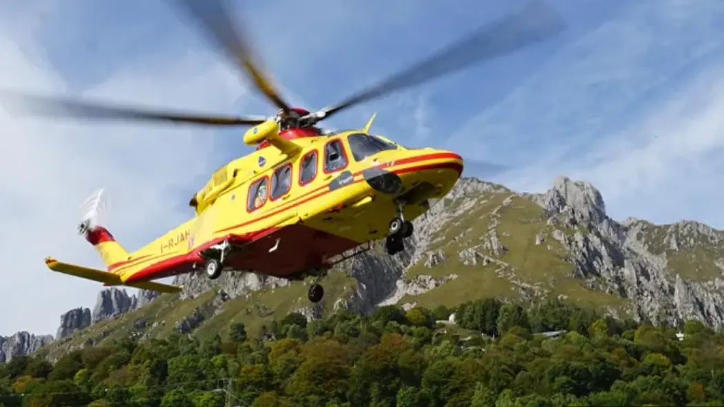 Sul luogo è intervenuto l'elisoccorso di Sondrio Sul luogo è intervenuto l'elisoccorso di Sondrio