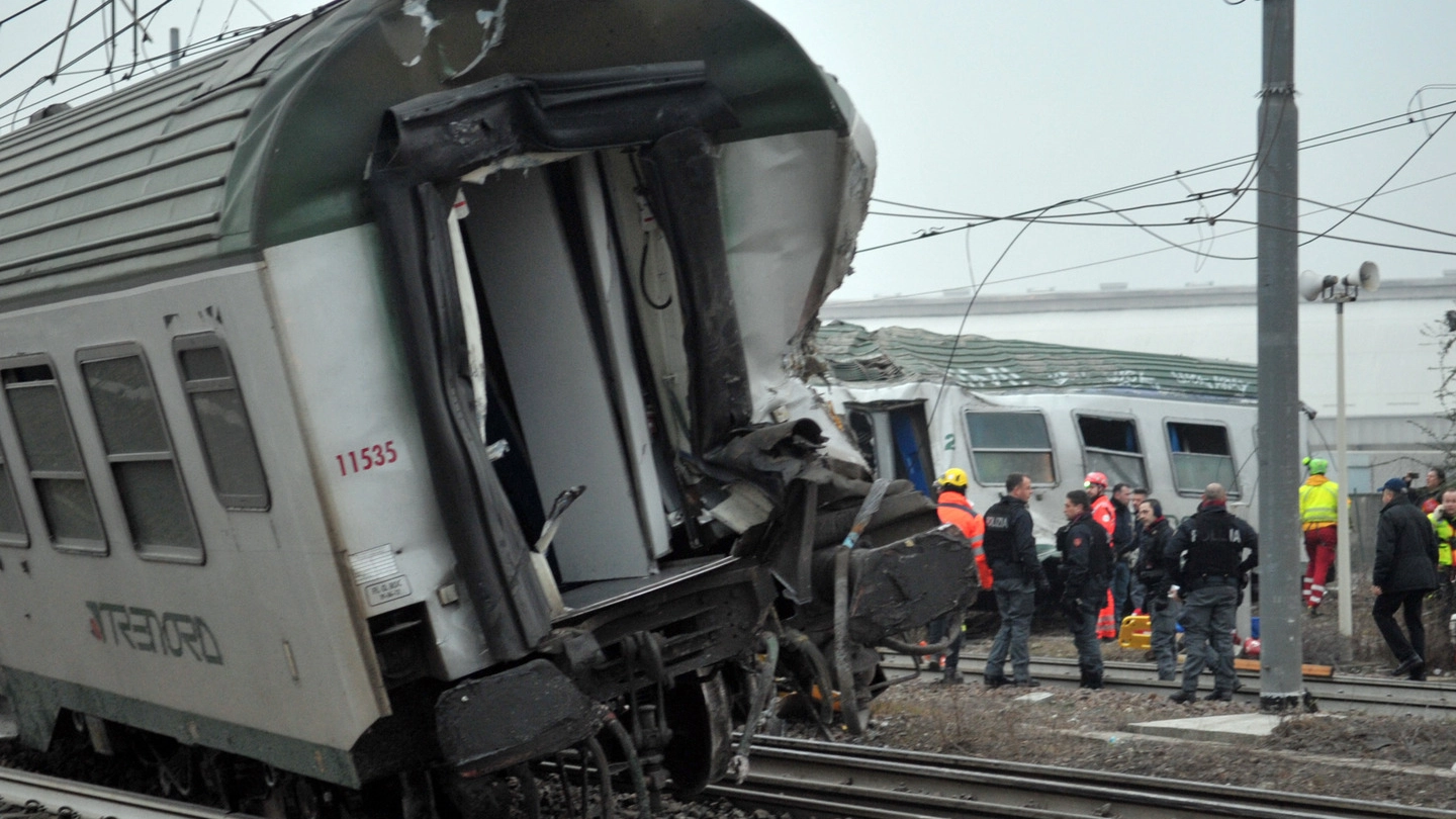 Il treno deragliato a Pioltello il 25 gennaio