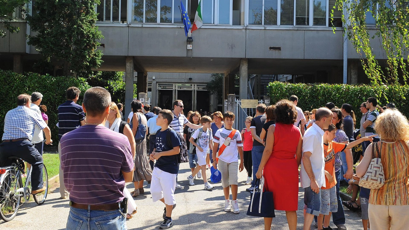 Una delle scuole interessate dai lavori del Pnrr