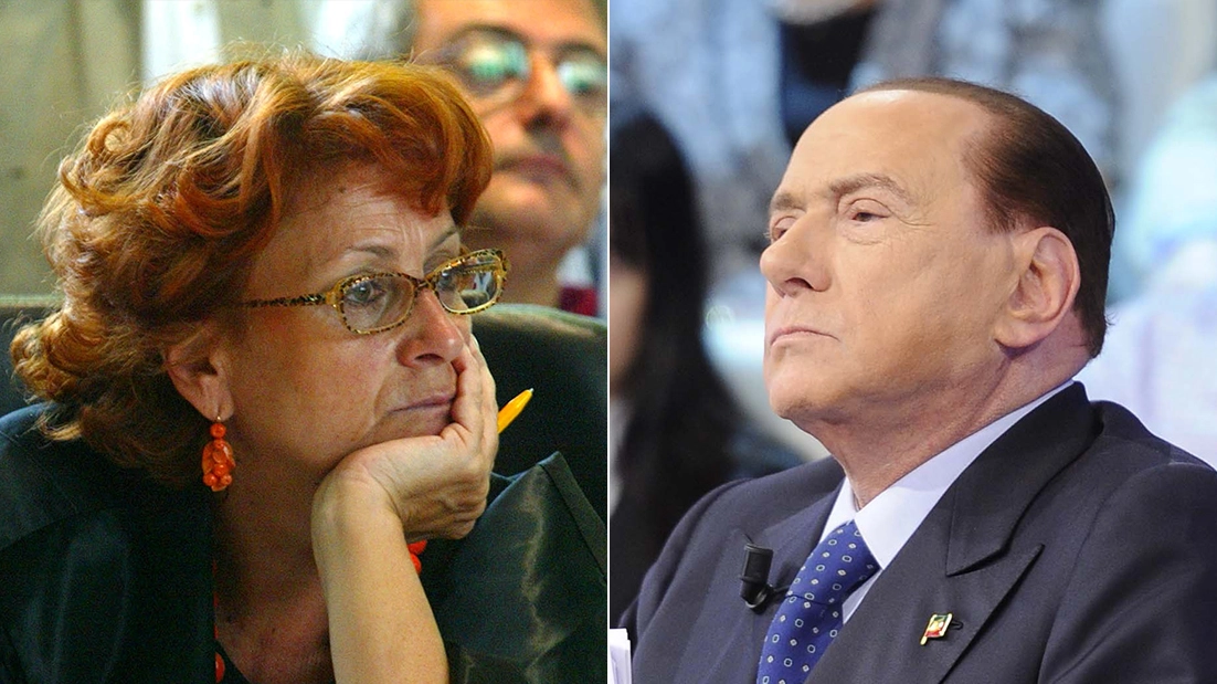Il magistrato Ilda Boccassini e Silvio Berlusconi
