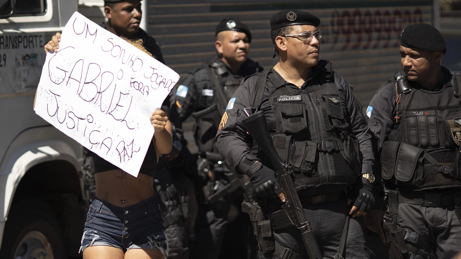 La polizia brasiliana