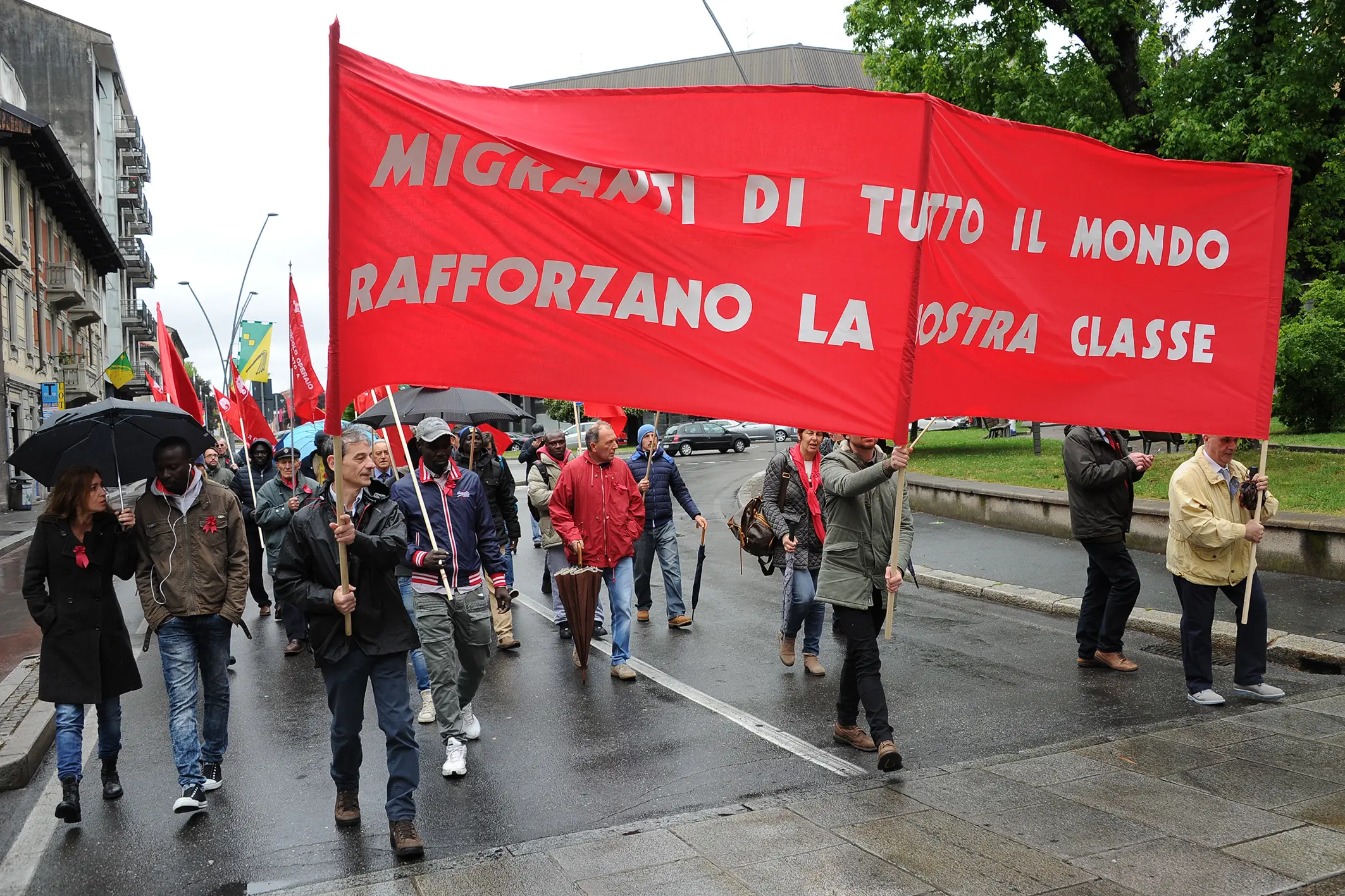 Legnano, voucher, Eurolavoro ed Euroimpresa nel corteo del Primo maggio