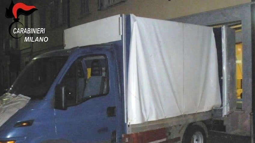 Il furgone utilizzato