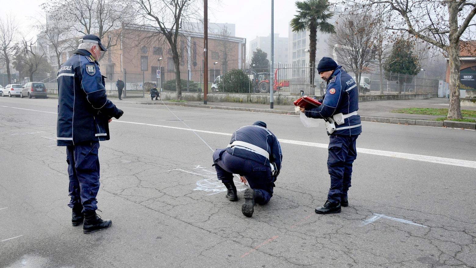 Incidente a Cesano Boscone: i rilievi della polizia locale